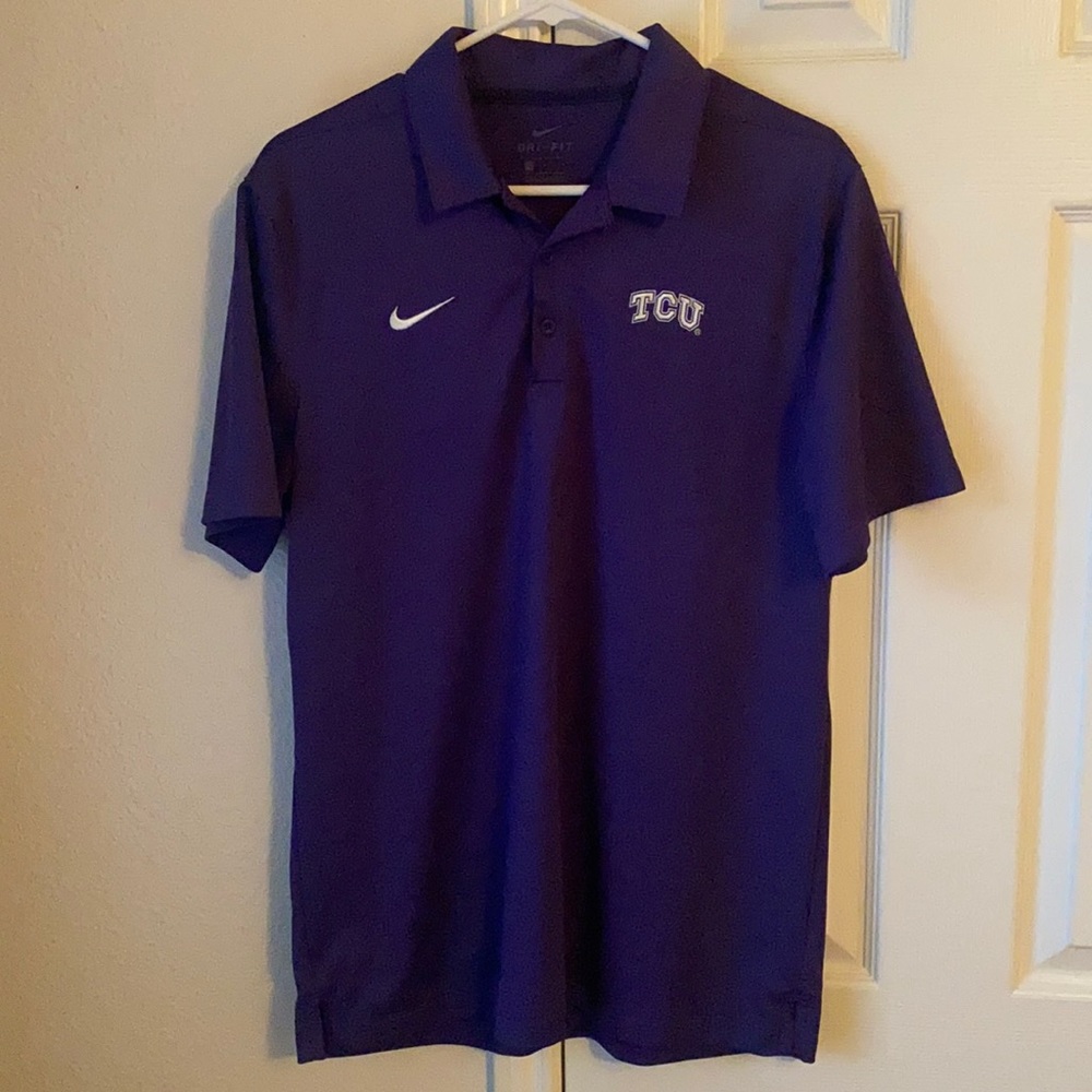 Men’s Nike Dri-fit TCU golf polo